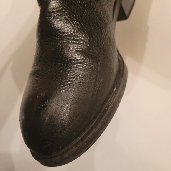 Pebbled Leather "Jamisono" Moto-style Riding Boots by Nine West - Picture 8 of 10